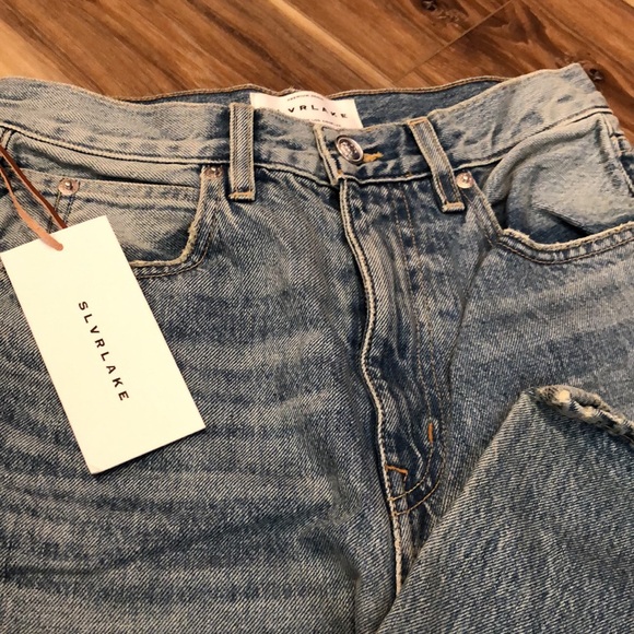 SLVRLAKE SIZE 2 STRAIGHT LEG 30” INSEAM JEANS - Picture 2 of 6